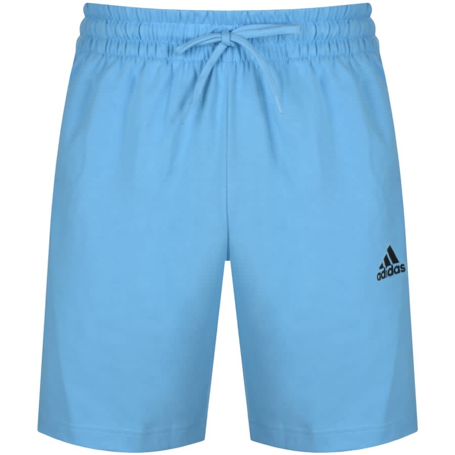 Image number 2 for adidas Sportswear 3 Stripe Shorts Blue