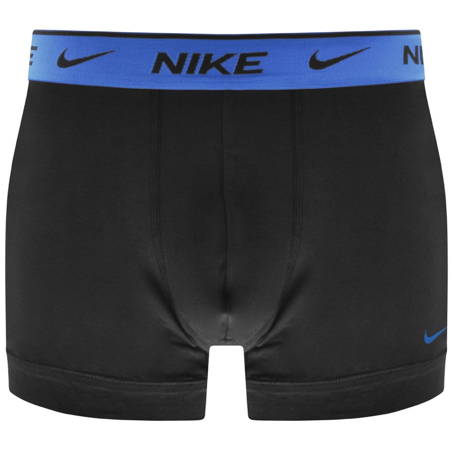 Image number 2 for Nike Logo 3 Pack Trunks Black