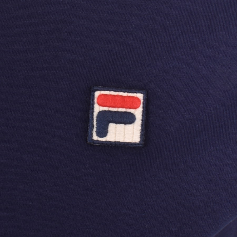 Image number 3 for Fila Vintage Marconi Crew Neck T Shirt Navy