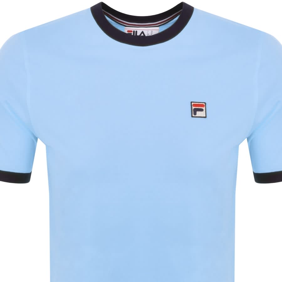 Image number 2 for Fila Vintage Marconi Crew Neck T Shirt Blue