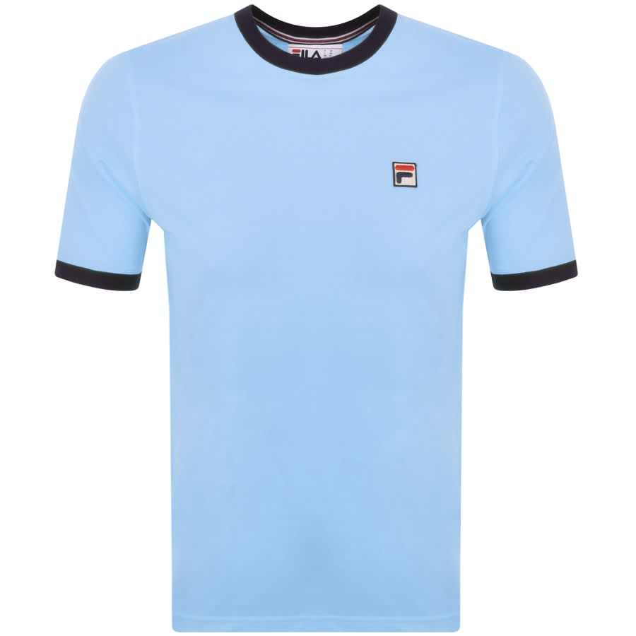 Image number 1 for Fila Vintage Marconi Crew Neck T Shirt Blue