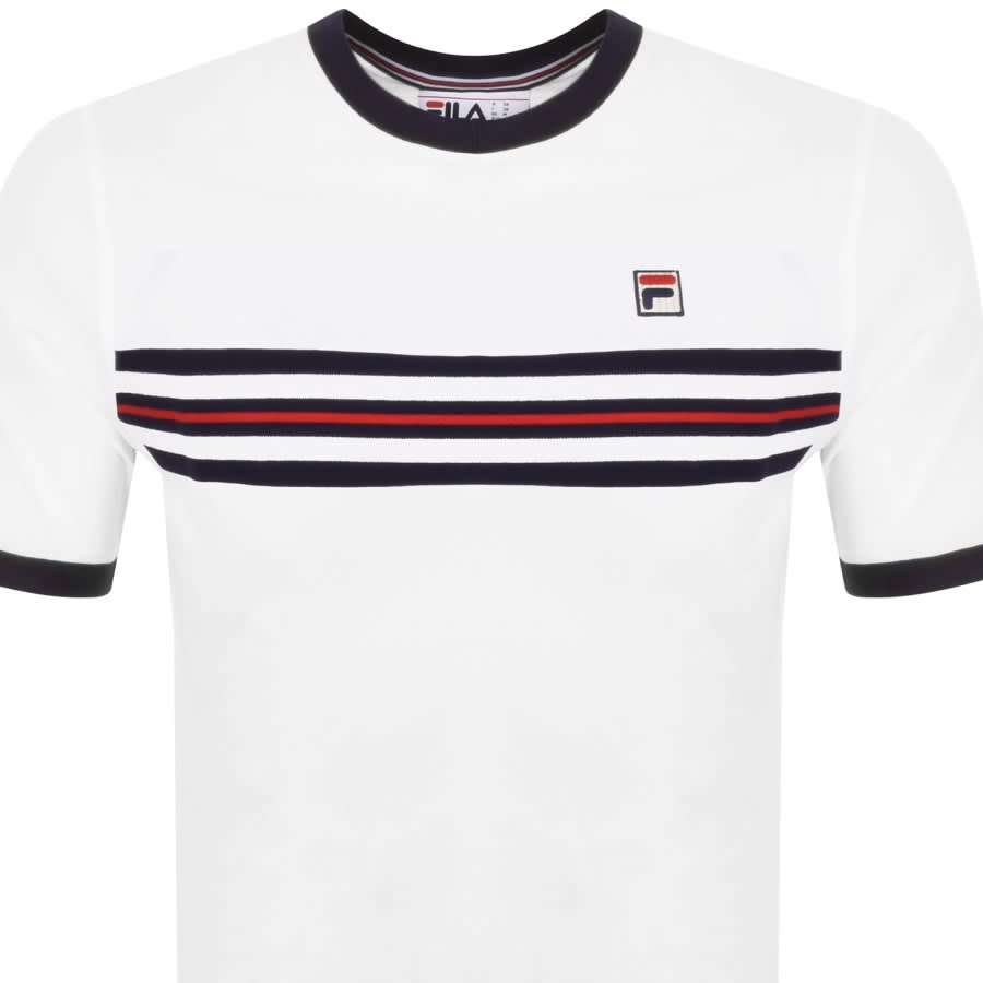Image number 2 for Fila Vintage Joey T Shirt White