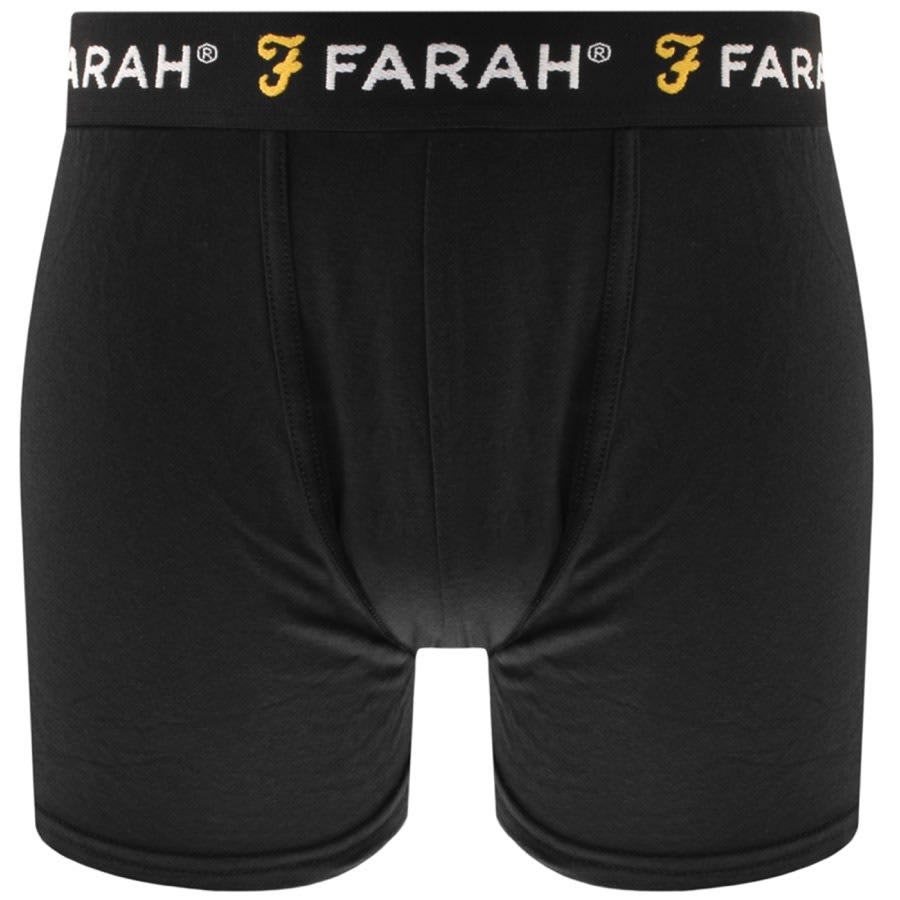 Image number 2 for Farah Vintage Chorley 5 Pack Trunks Black