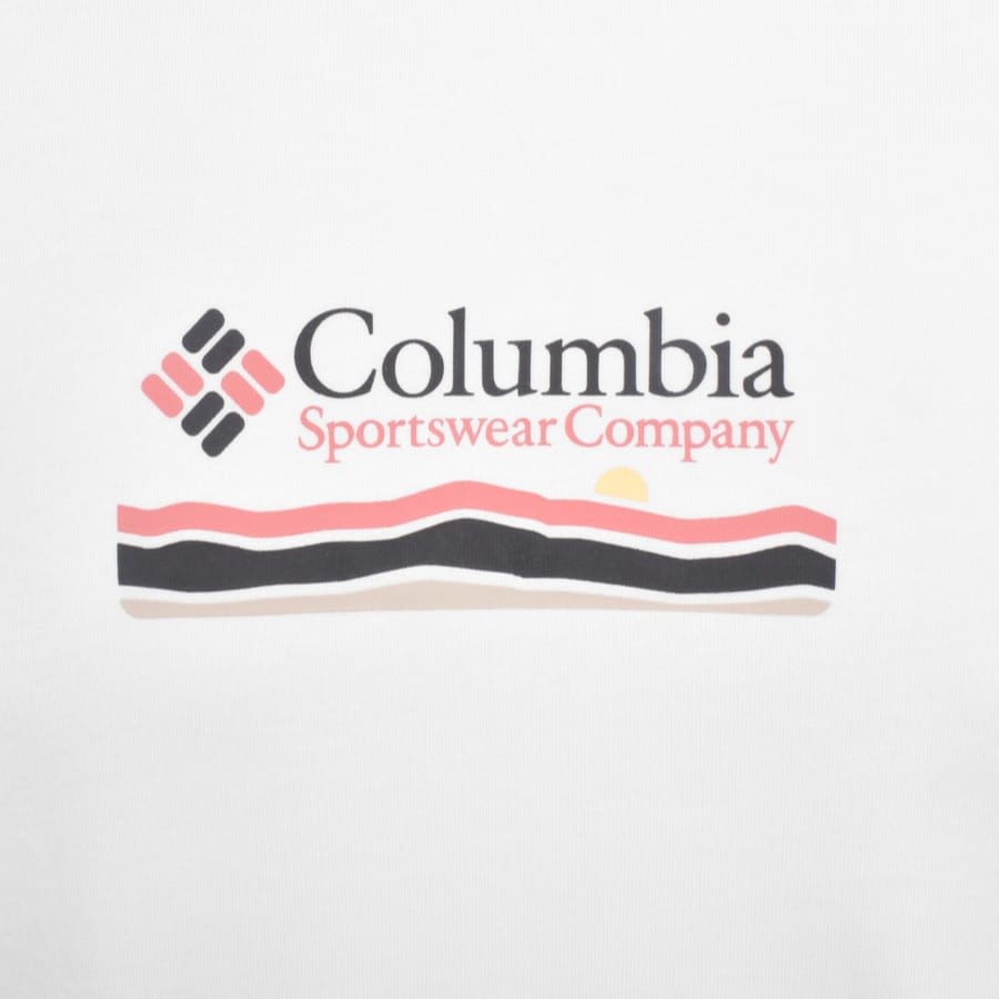 Image number 4 for Columbia Explorers Logo T Shirt White