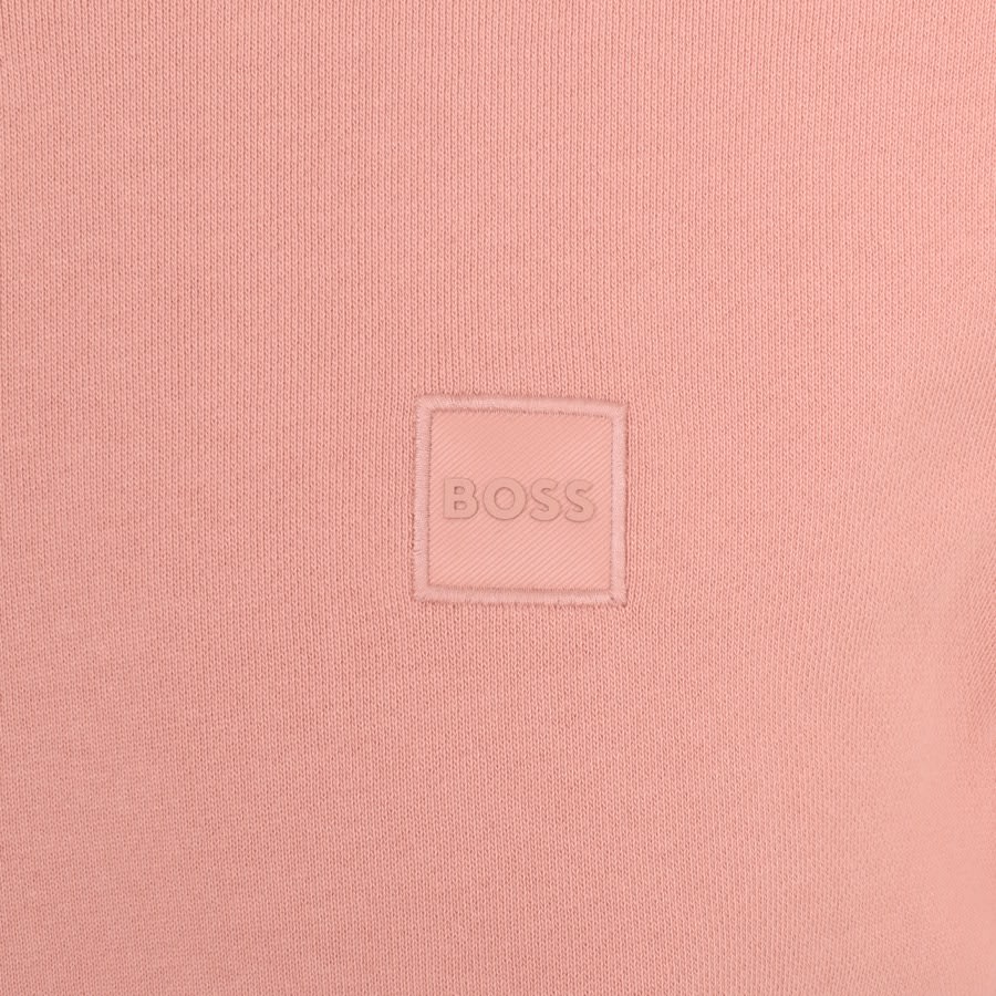 Image number 3 for BOSS Westart Sweatshirt Pink