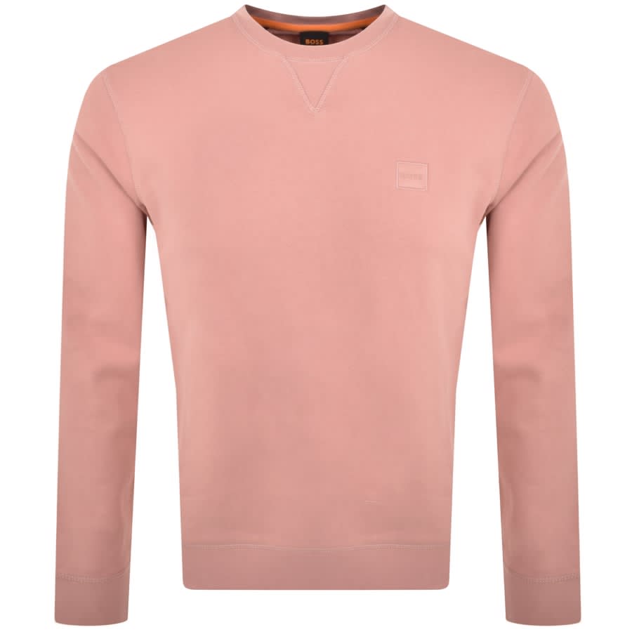 Image number 1 for BOSS Westart Sweatshirt Pink