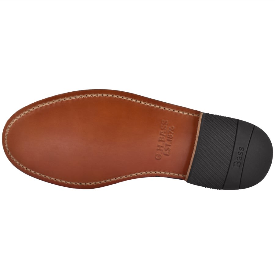 Image number 5 for GH Bass Weejun Heritage Loafers Brown