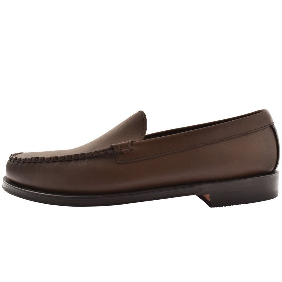Image number 1 for GH Bass Weejun Heritage Loafers Brown