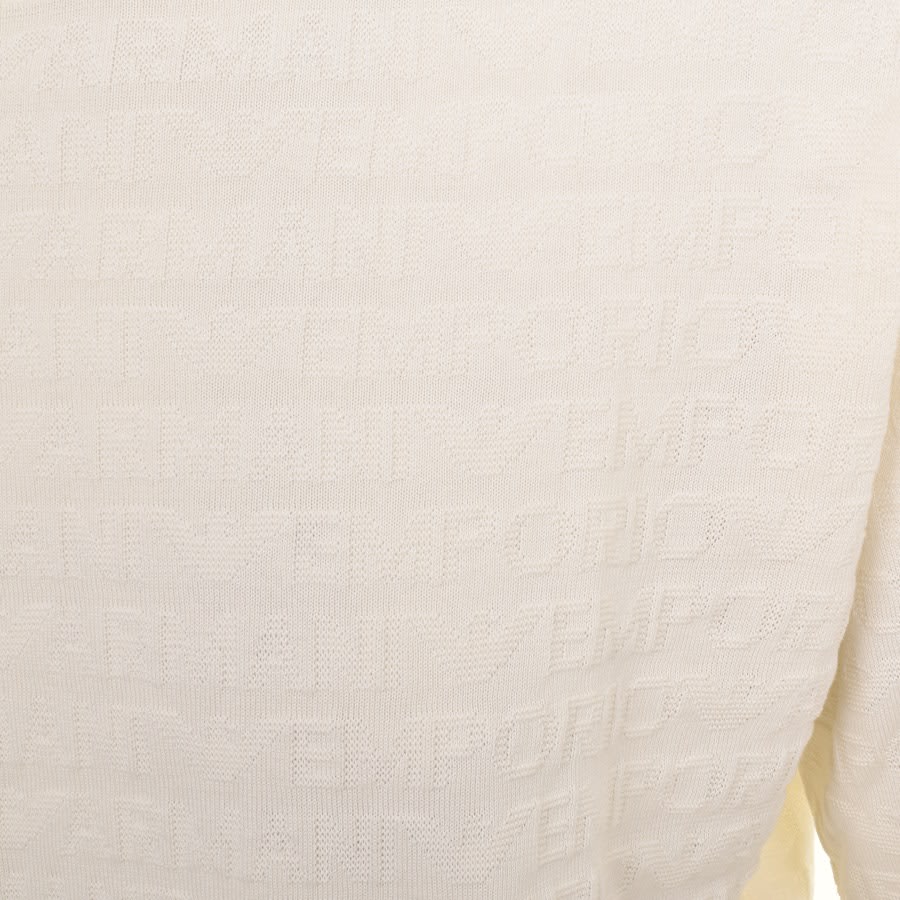 Image number 3 for Emporio Armani Knit Pullover Cream