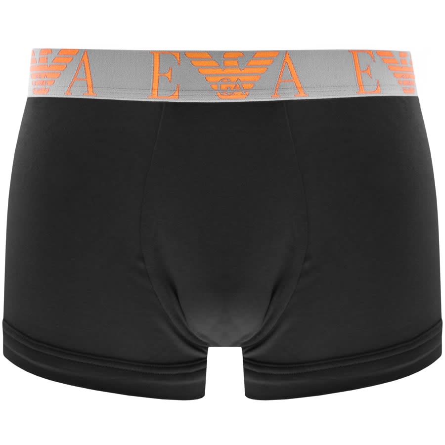 Image number 2 for Emporio Armani Underwear 3 Pack Trunks Black