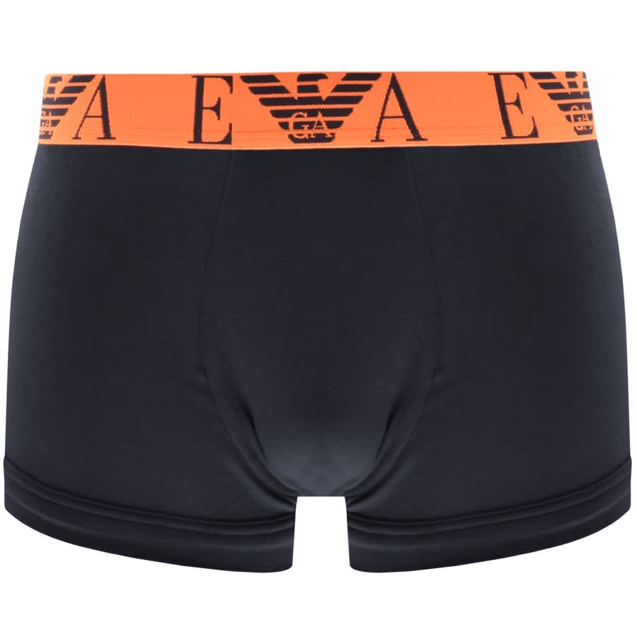 Image number 2 for Emporio Armani Underwear 3 Pack Trunks Navy