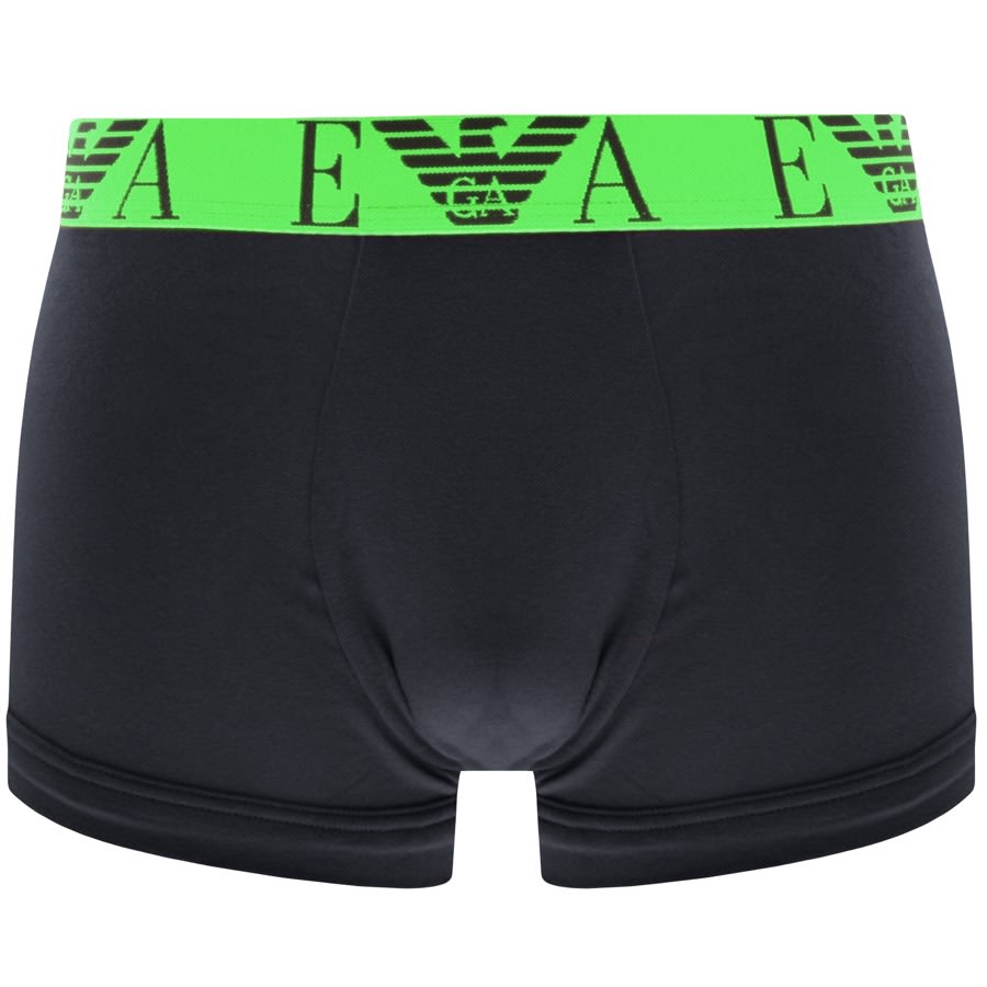 Image number 4 for Emporio Armani Underwear 3 Pack Trunks Navy