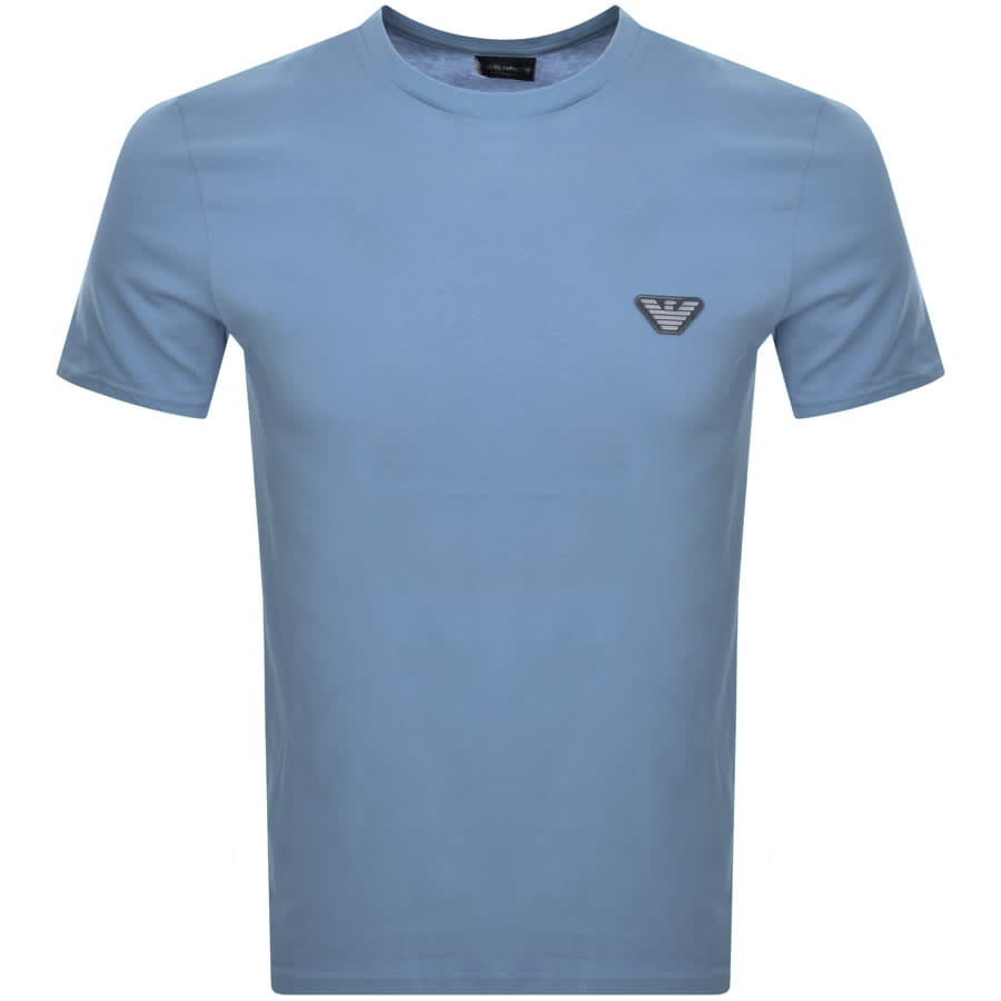 Image number 1 for Emporio Armani Logo T Shirt Blue