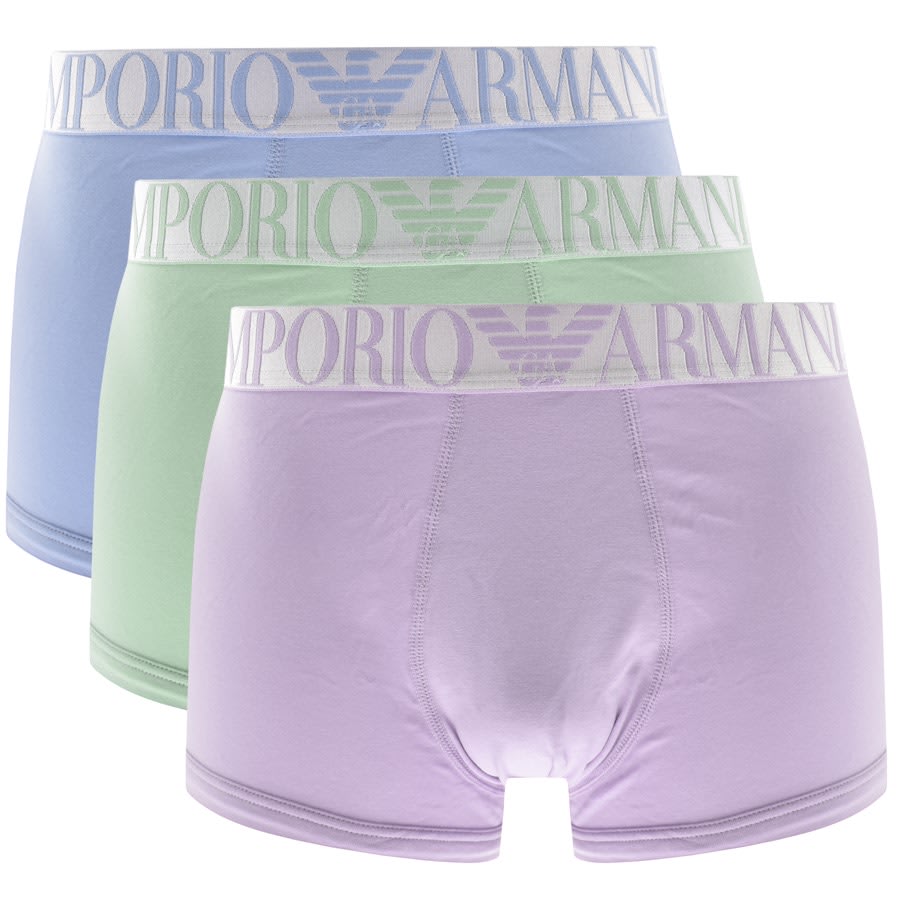 Image number 1 for Emporio Armani Underwear 3 Pack Trunks