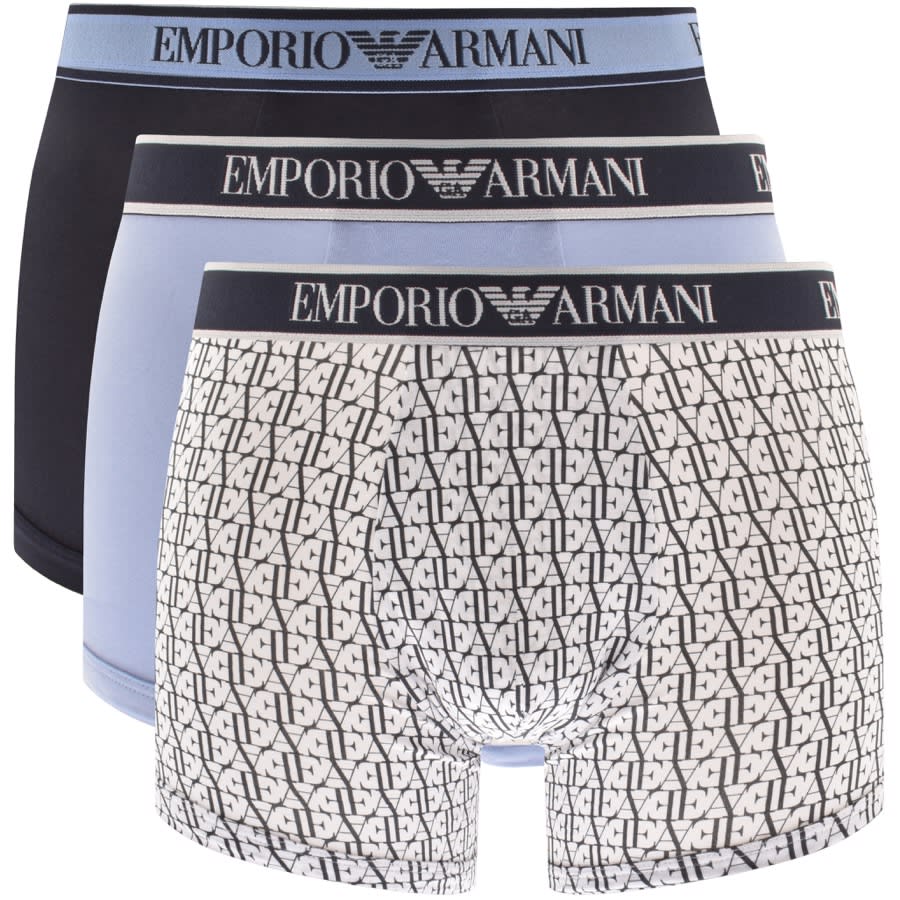 Image number 1 for Emporio Armani Underwear 3 Pack Boxers
