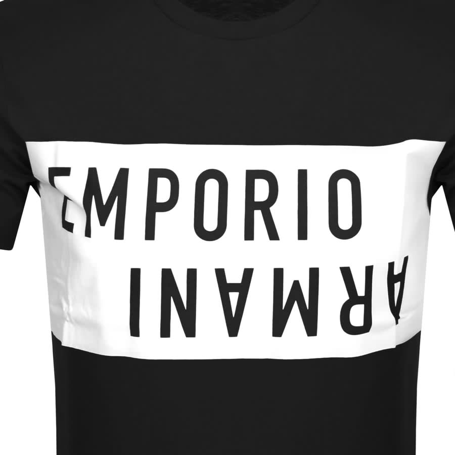 Image number 3 for Emporio Armani Logo T Shirt Black
