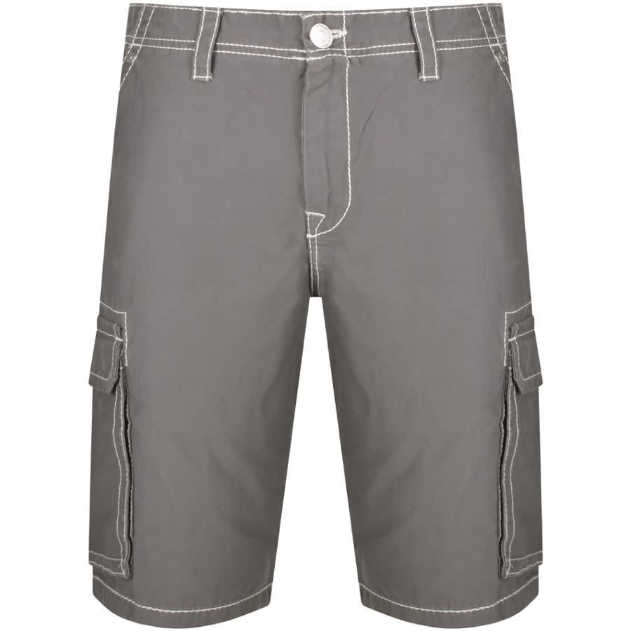 Image number 1 for True Religion Big T Cargo Shorts Grey