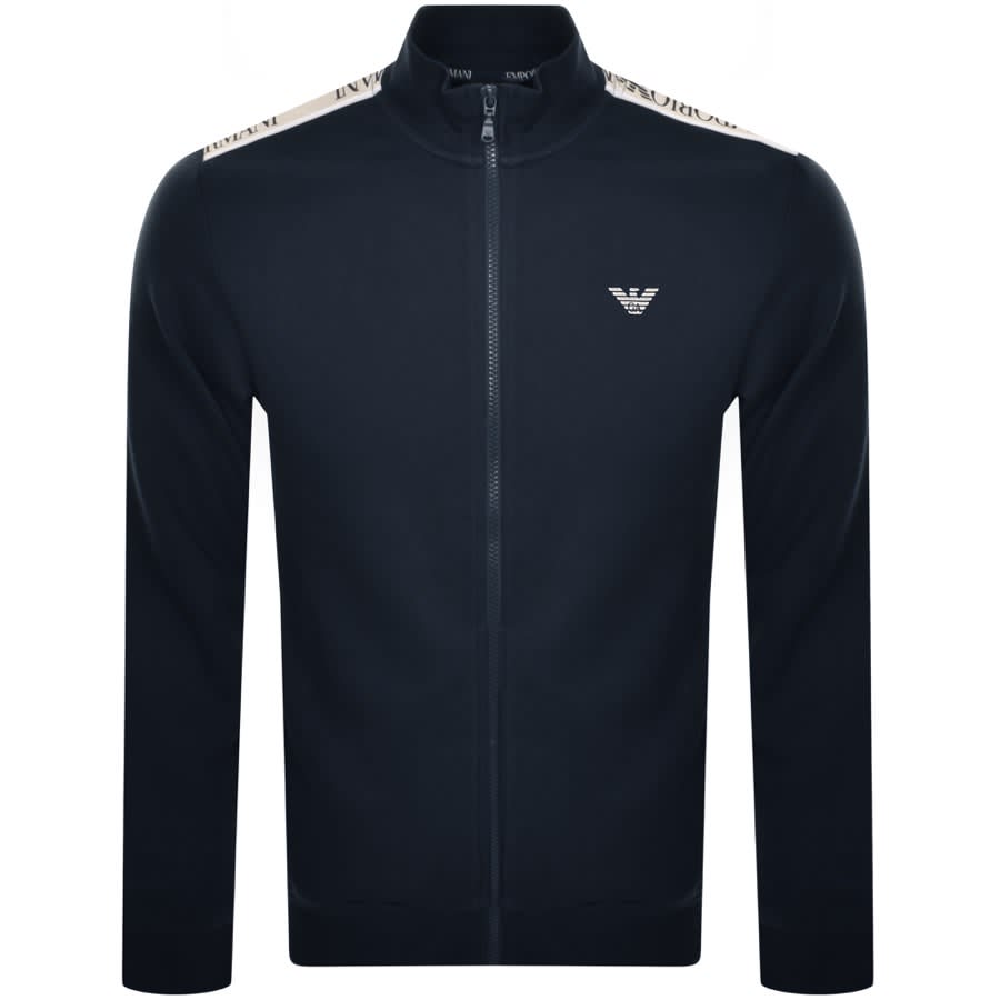 Image number 2 for Emporio Armani Full Zip Lounge Set Navy
