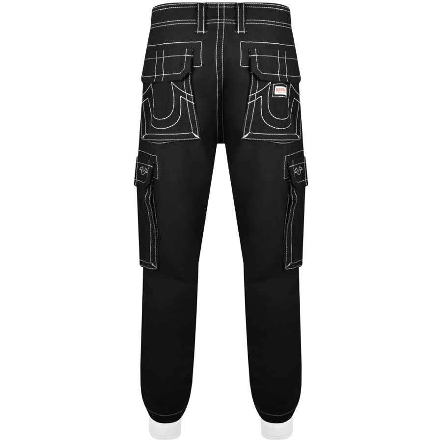 Image number 2 for True Religion Big T Cargo Trousers Black