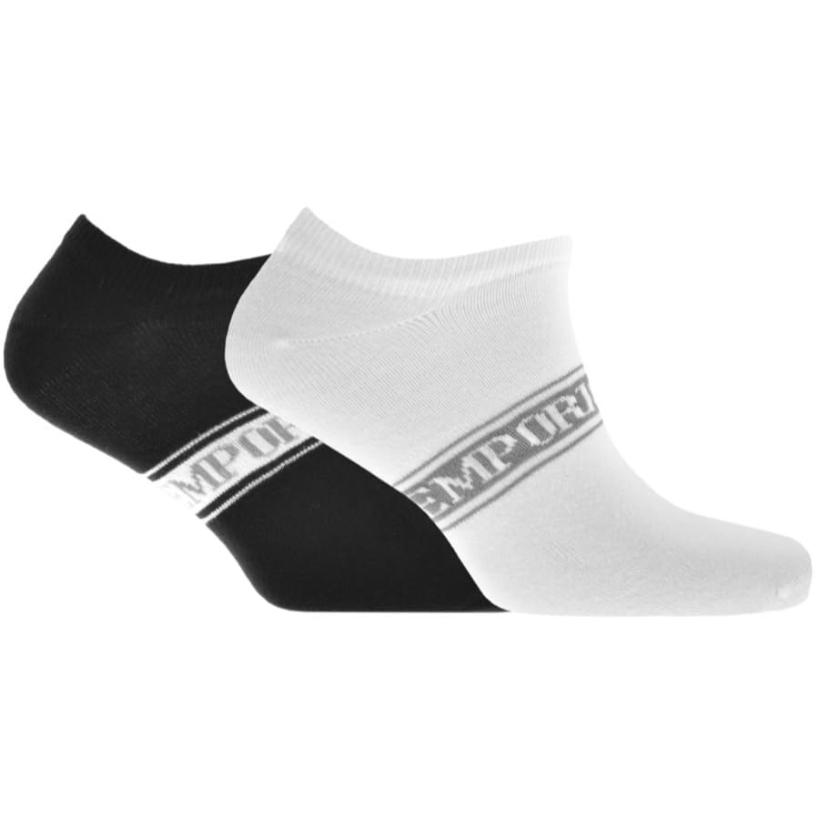 Image number 1 for Emporio Armani 2 Pack Socks