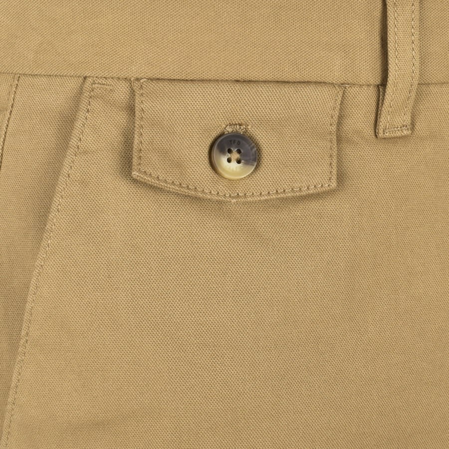 Image number 4 for Ted Baker Alscot Chino Slim Fit Shorts Brown