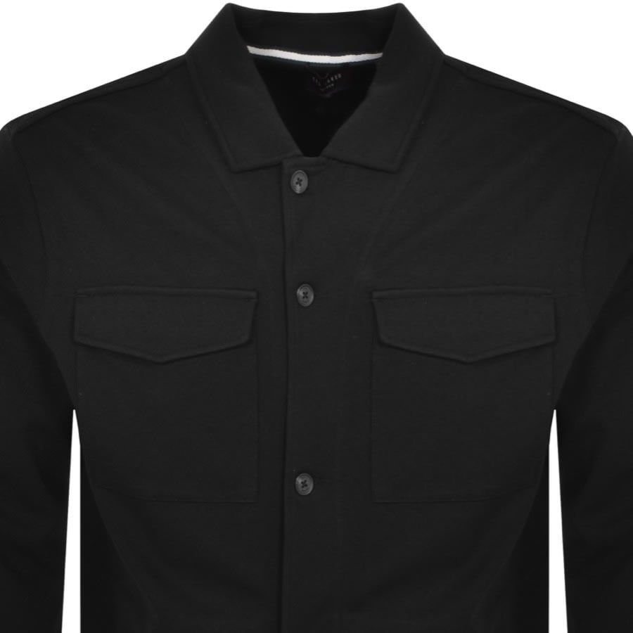 Image number 2 for Ted Baker Risbee Overshirt Black