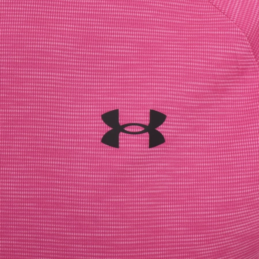 Image number 3 for Under Armour Tech Textured T Shirt Pink
