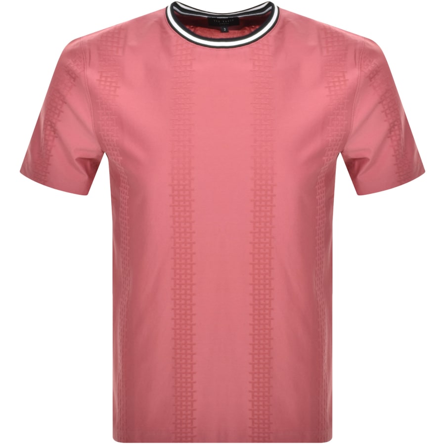 Ted Baker Rousel Slim Fit T Shirt Pink | Mainline Menswear