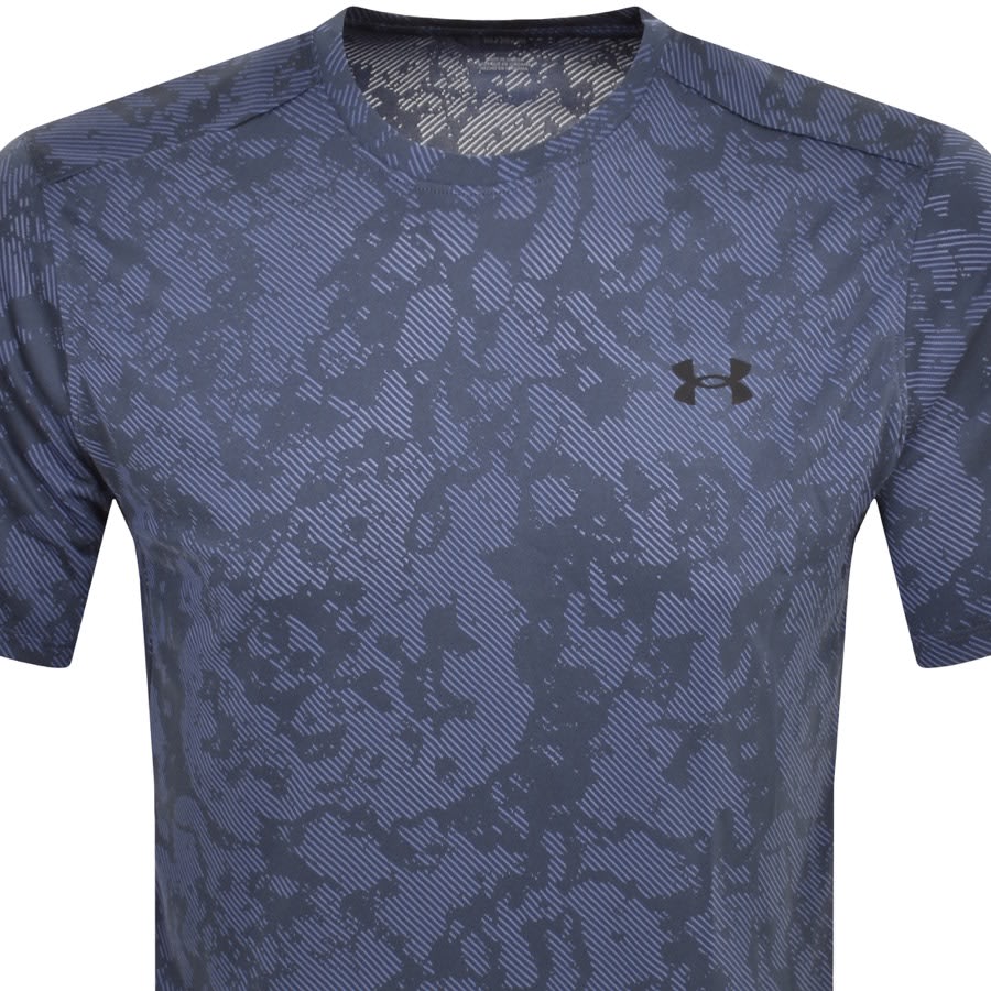 Image number 2 for Under Armour Tech Vent T Shirt Navy