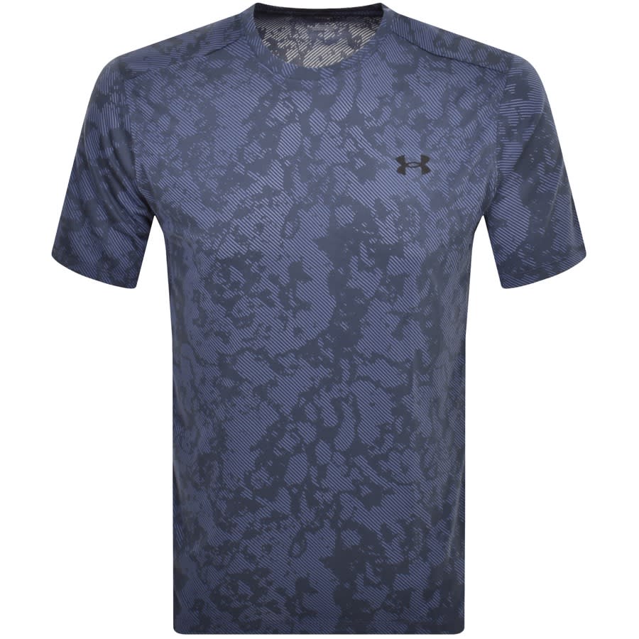 Image number 1 for Under Armour Tech Vent T Shirt Navy