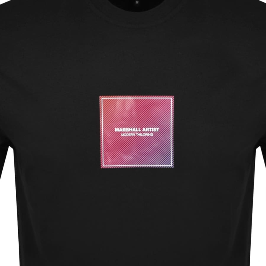 Image number 3 for Marshall Artist Linear Box T Shirt Black