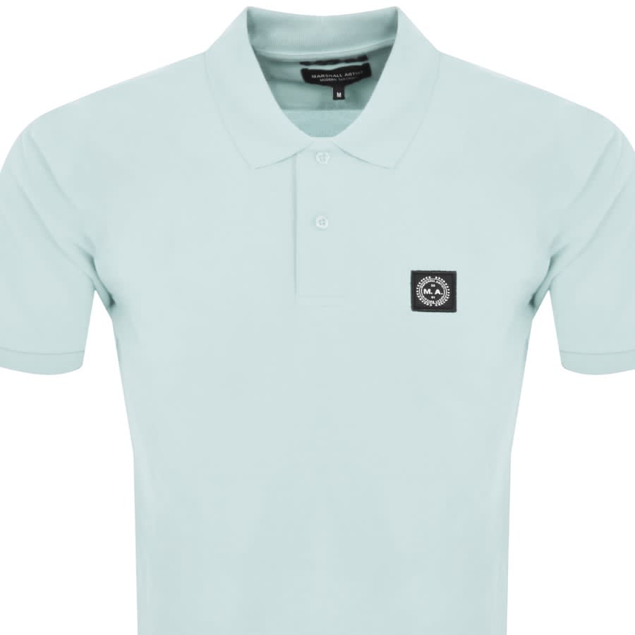 Image number 2 for Marshall Artist Siren Polo T Shirt Blue