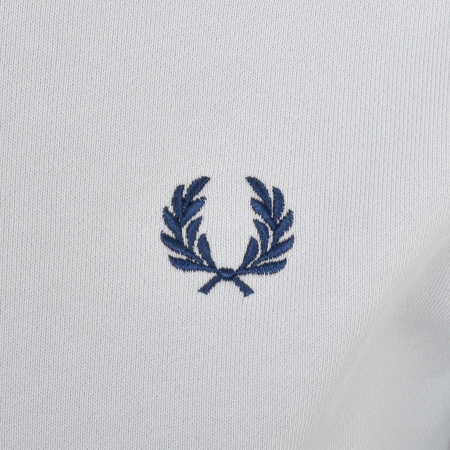 Image number 3 for Fred Perry Crew Neck Sweatshirt Light Blue