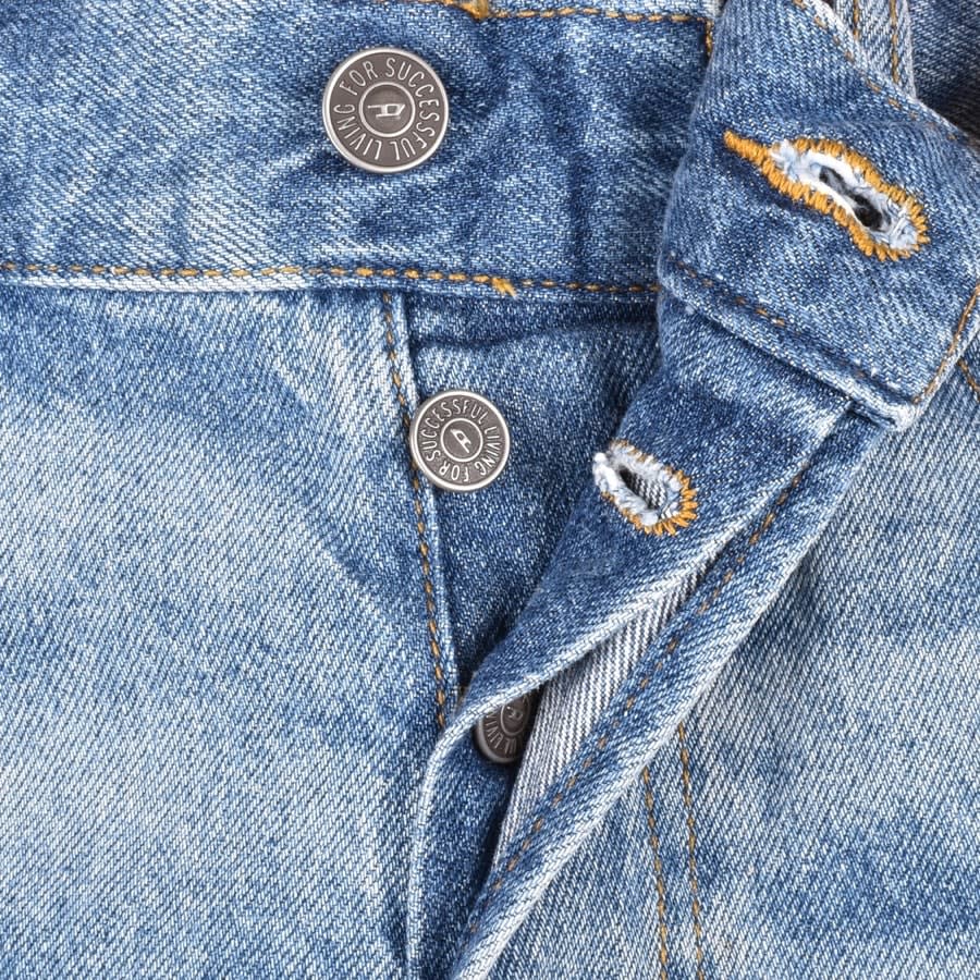 Image number 5 for Diesel Denim Regular Shorts Blue