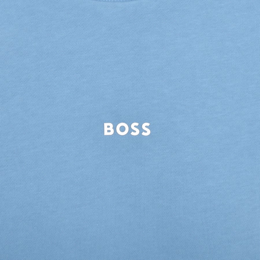 Image number 3 for BOSS We Small Crew Neck Sweatshirt Blue