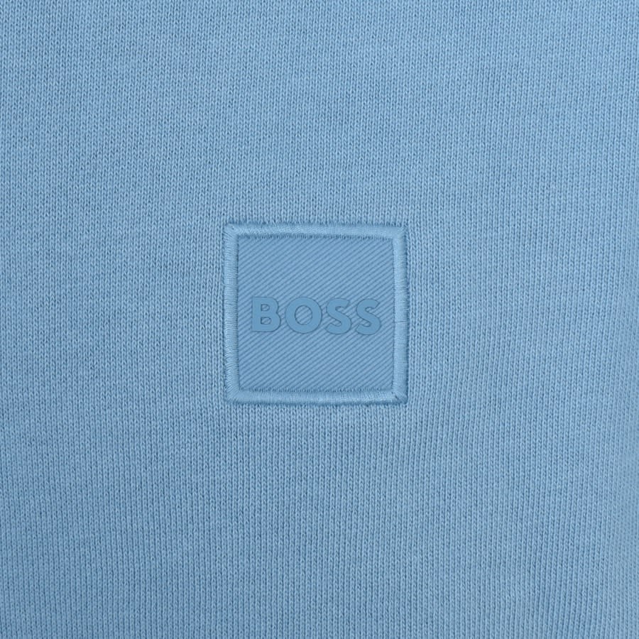Image number 3 for BOSS Wetalk Pullover Hoodie Blue
