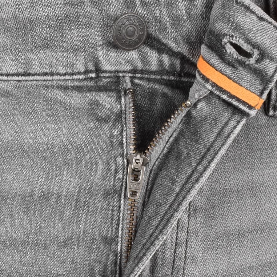 Grey boss jeans top