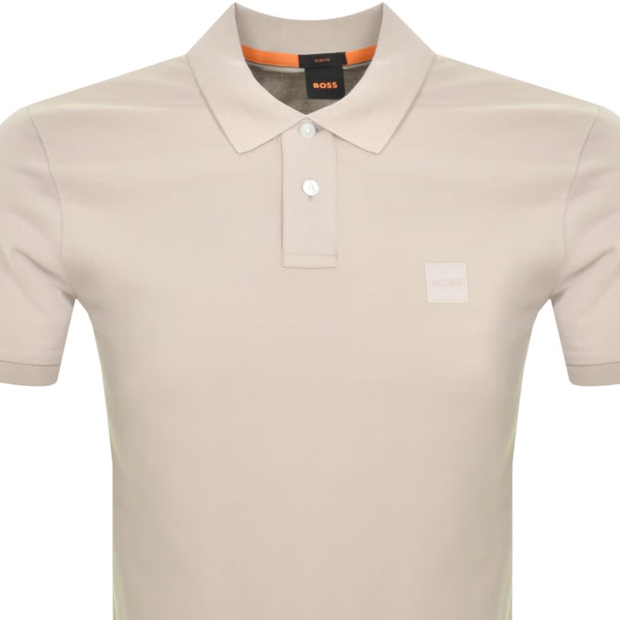 Image number 2 for BOSS Passenger Polo T Shirt Beige