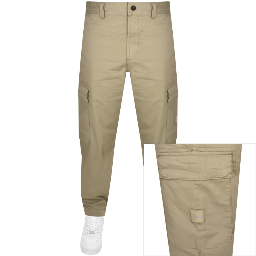 Image number 1 for BOSS Sisla 6 Cargo Trousers Khaki