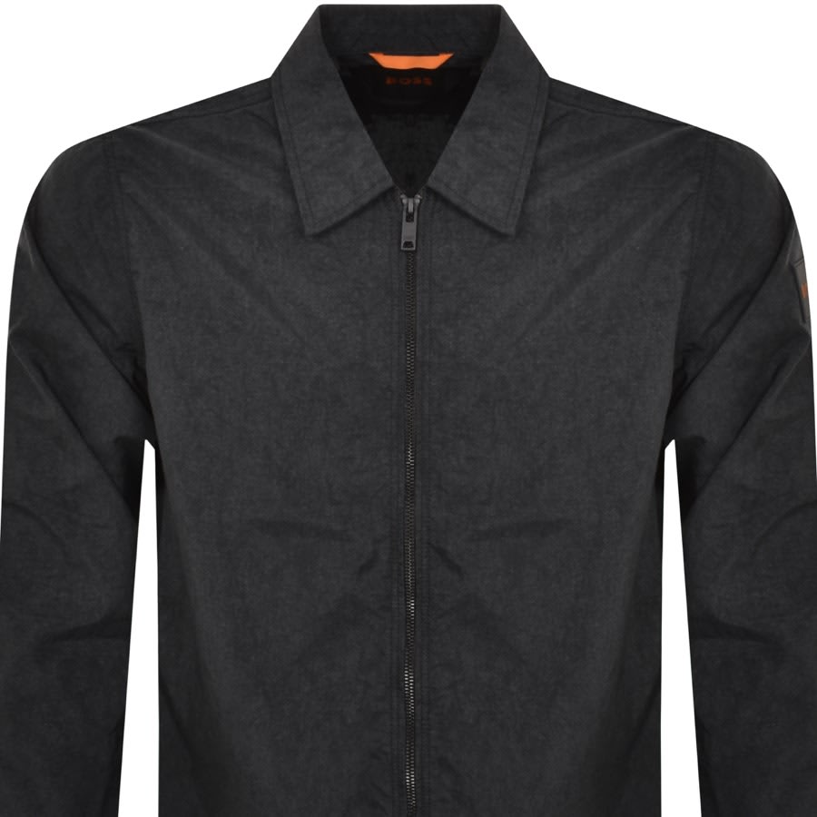 Image number 3 for BOSS Lovvy Full Zip Overshirt Black