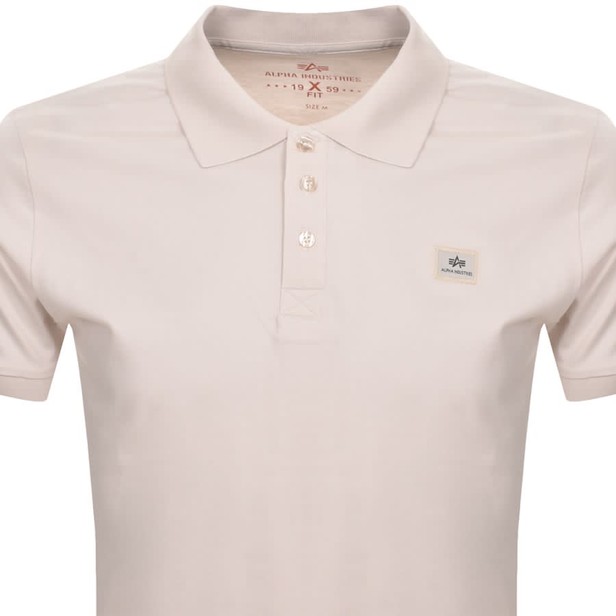 Alpha Industries X Fit Polo T Shirt White | Mainline Menswear