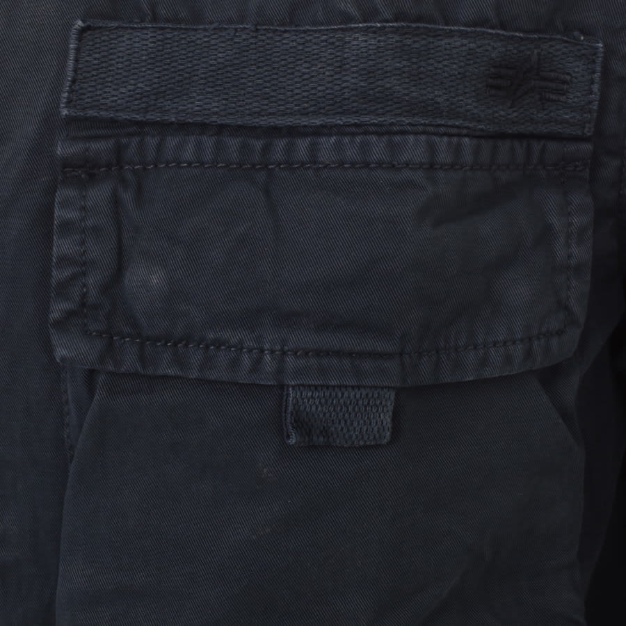 Image number 4 for Alpha Industries Twill Overshirt Navy