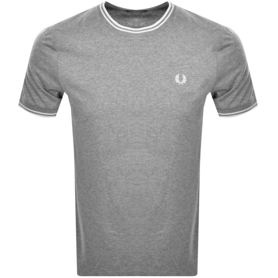 Image number 1 for Fred Perry Twin Tipped T Shirt Grey