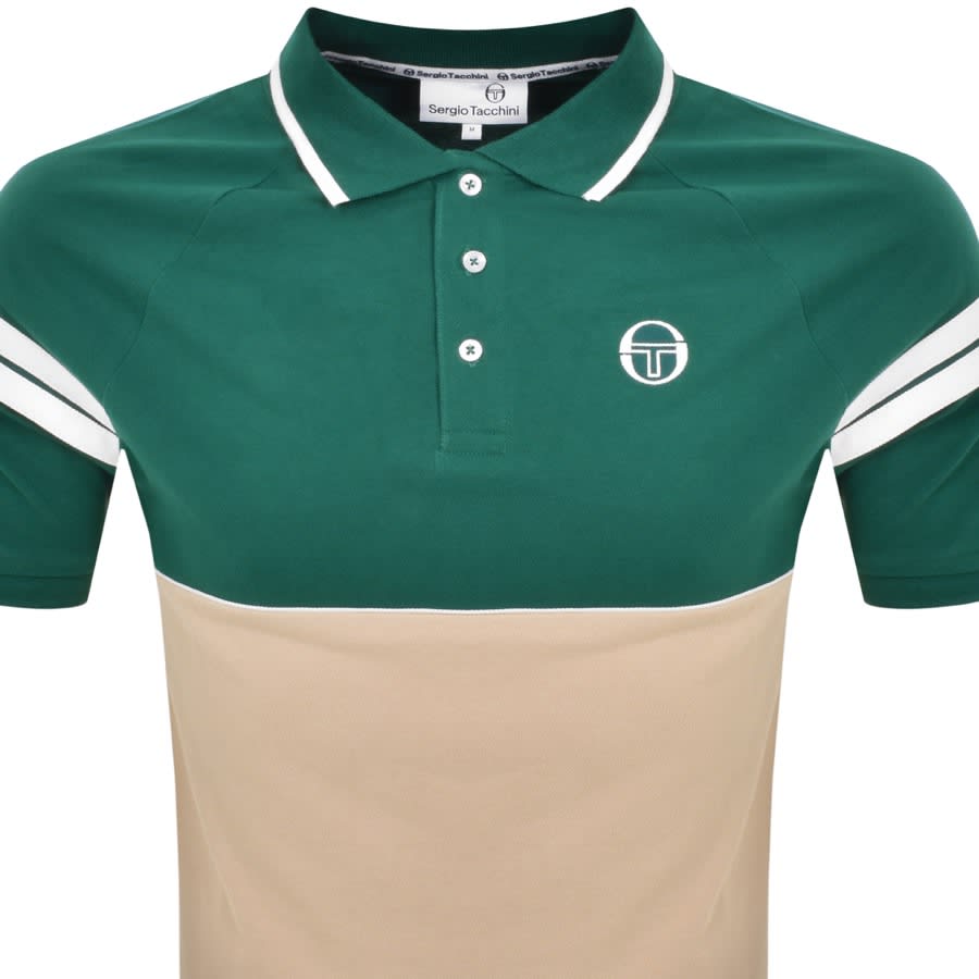 Image number 2 for Sergio Tacchini Cambio Polo T Shirt Green