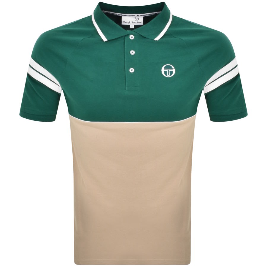 Image number 1 for Sergio Tacchini Cambio Polo T Shirt Green
