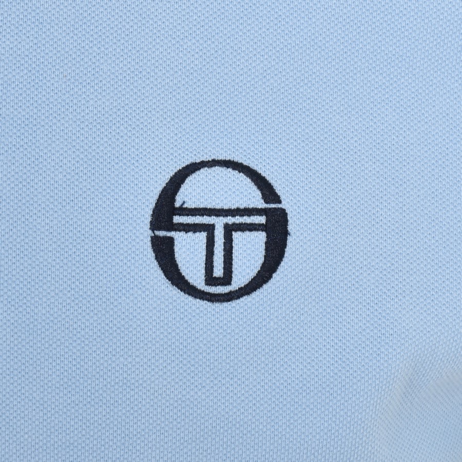 Image number 3 for Sergio Tacchini Leone Polo T Shirt Blue