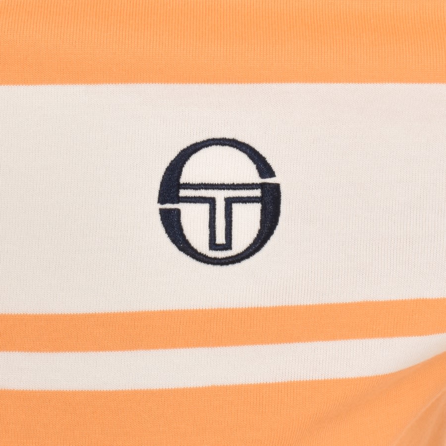 Image number 3 for Sergio Tacchini Logo T Shirt Orange