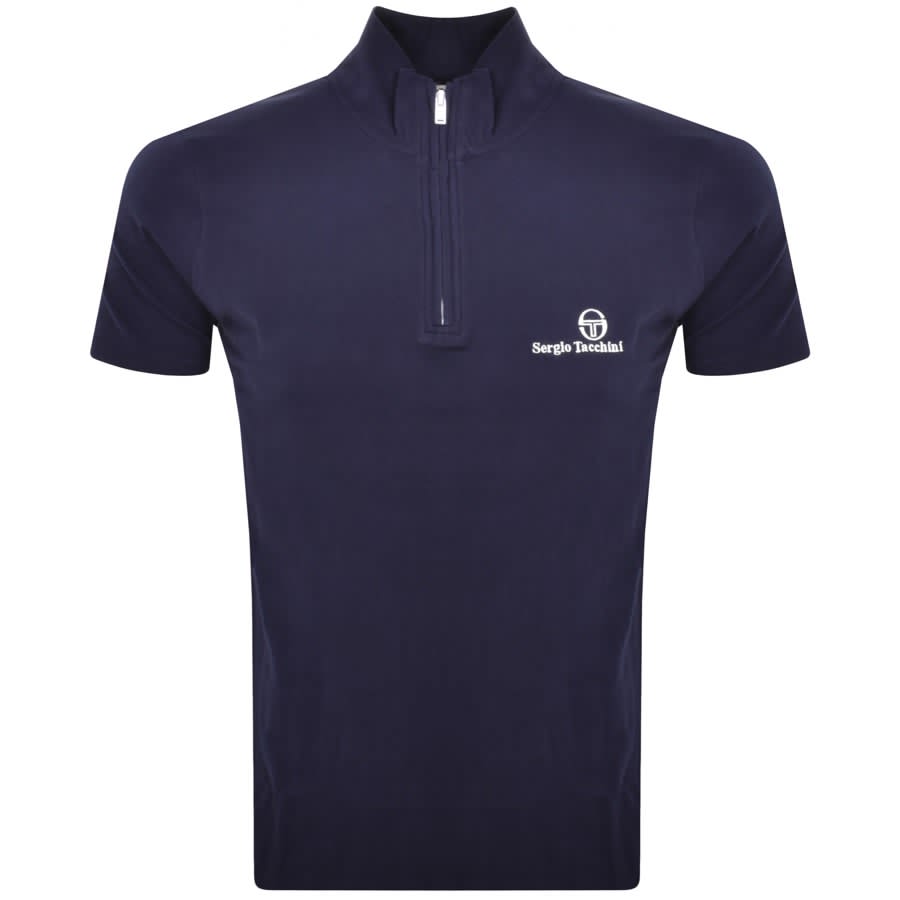 Image number 1 for Sergio Tacchini Daytone Funnel Top Navy