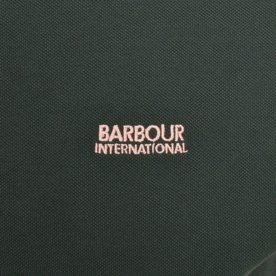 Image number 3 for Barbour International Howell Polo T Shirt Green