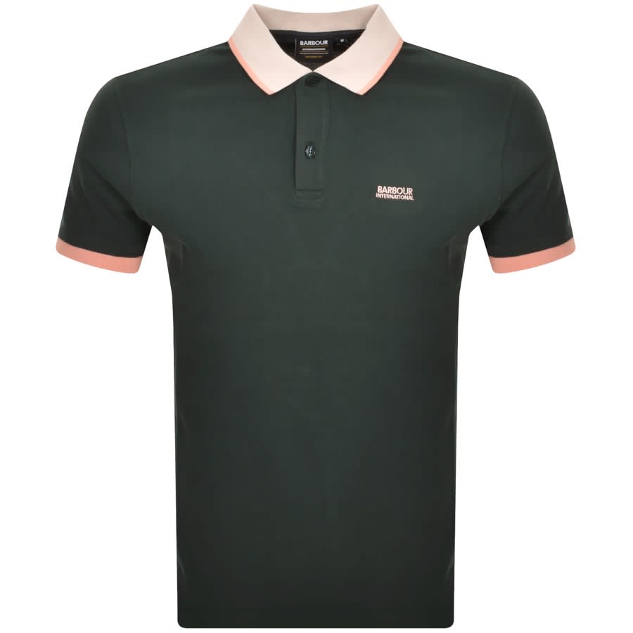 Image number 1 for Barbour International Howell Polo T Shirt Green